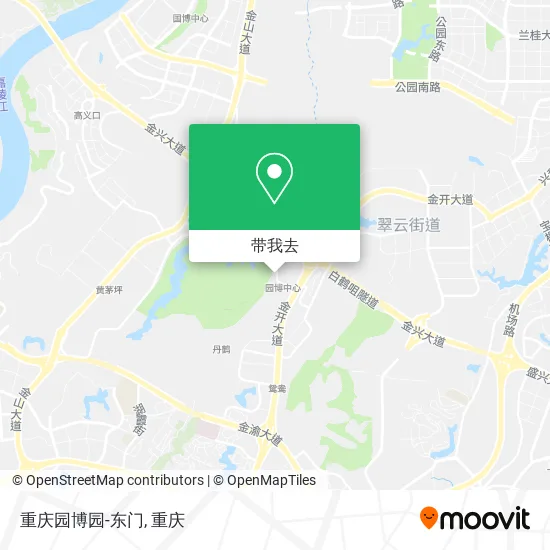 重庆园博园-东门地图