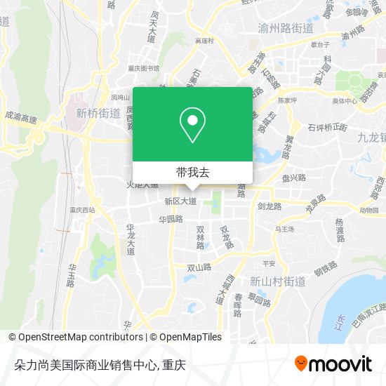 朵力尚美国际商业销售中心地图