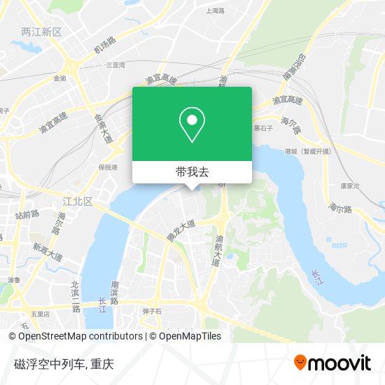 磁浮空中列车地图