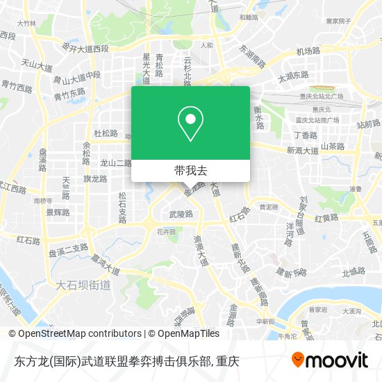 东方龙(国际)武道联盟拳弈搏击俱乐部地图