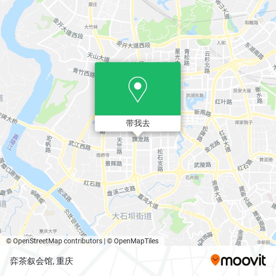 弈茶叙会馆地图