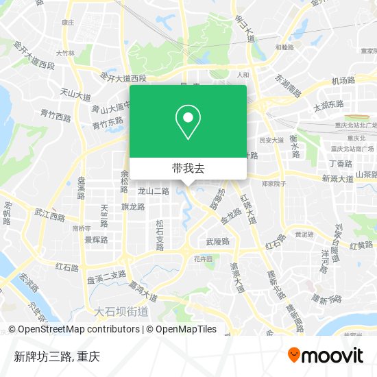 新牌坊三路地图