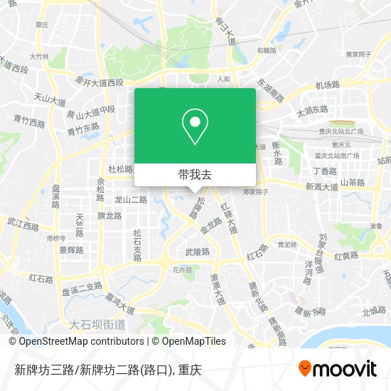 新牌坊三路/新牌坊二路(路口)地图