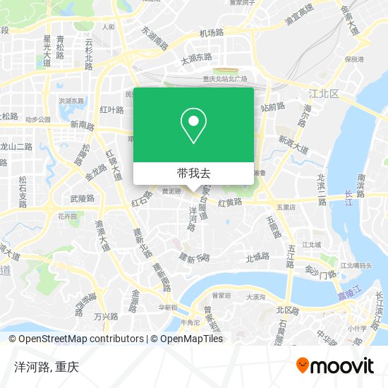 洋河路地图
