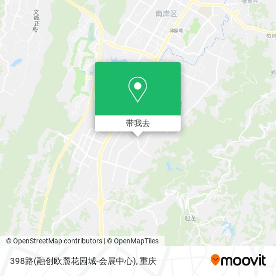 398路(融创欧麓花园城-会展中心)地图