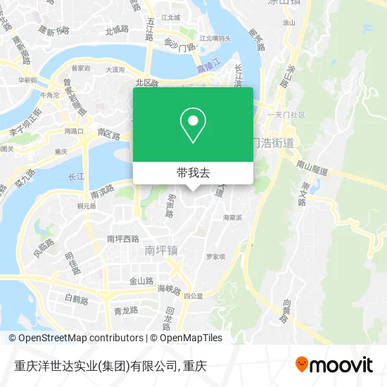 重庆洋世达实业(集团)有限公司地图