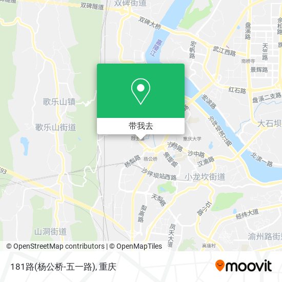 181路(杨公桥-五一路)地图