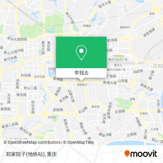 郑家院子(地铁站)地图