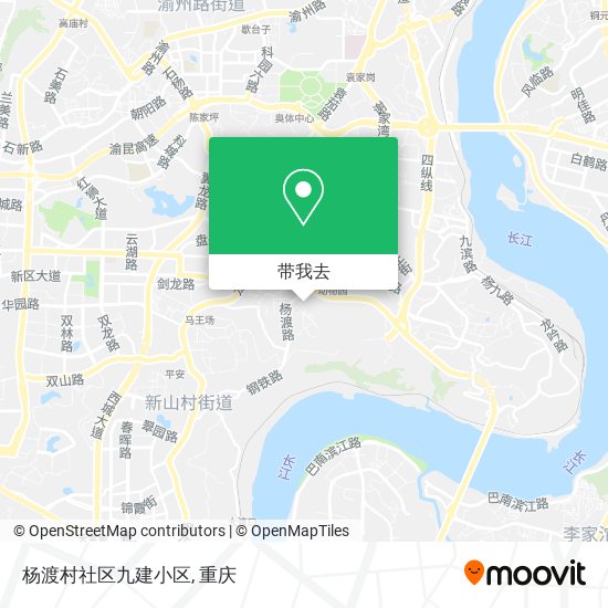 杨渡村社区九建小区地图