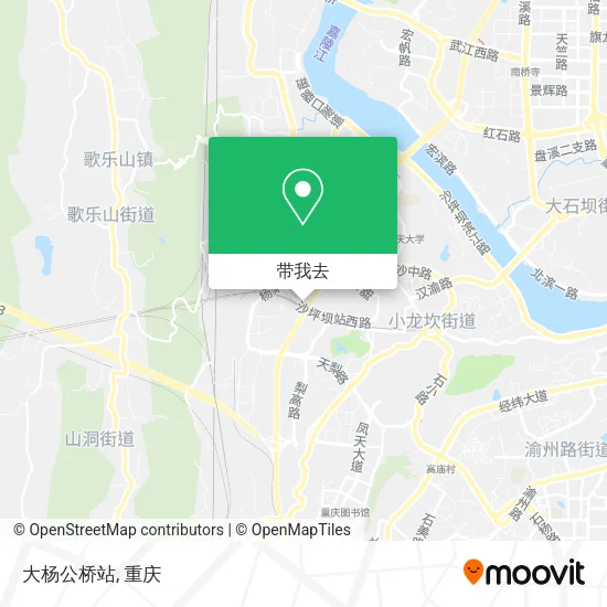 大杨公桥站地图
