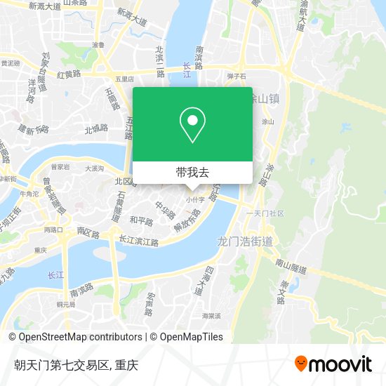 朝天门第七交易区地图