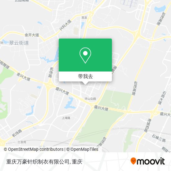 重庆万豪针织制衣有限公司地图