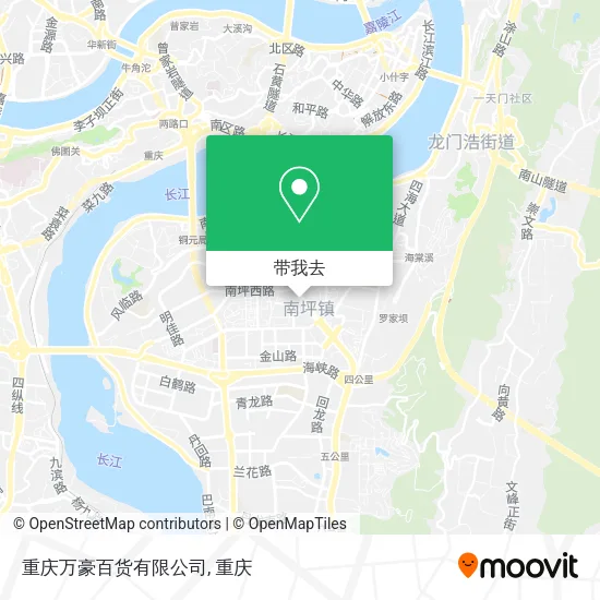 重庆万豪百货有限公司地图