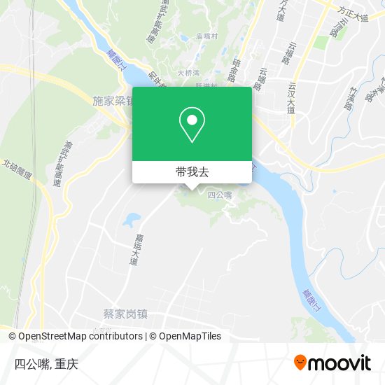 四公嘴地图