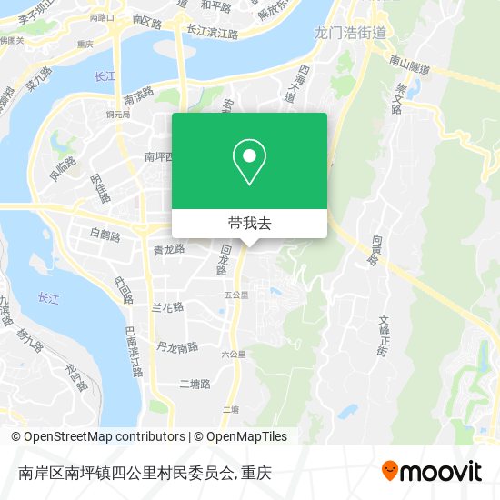 南岸区南坪镇四公里村民委员会地图