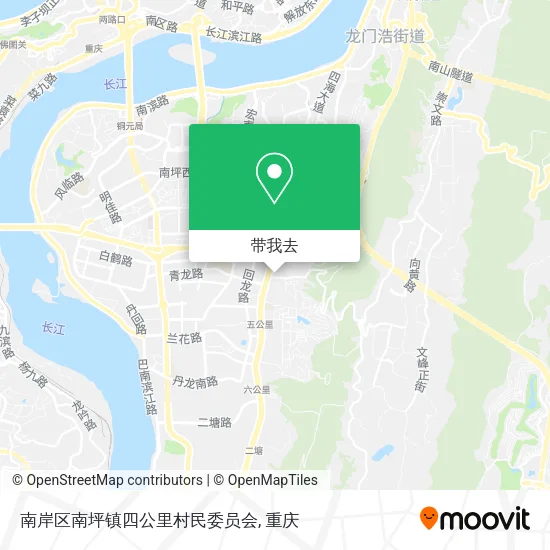 南岸区南坪镇四公里村民委员会地图