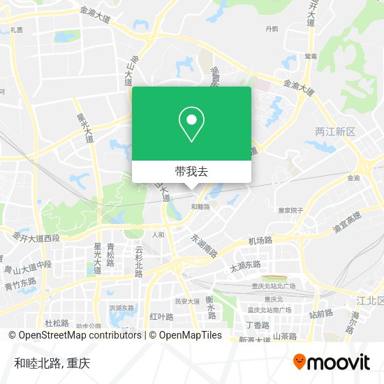 和睦北路地图