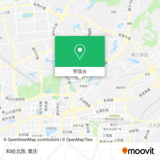 和睦北路地图