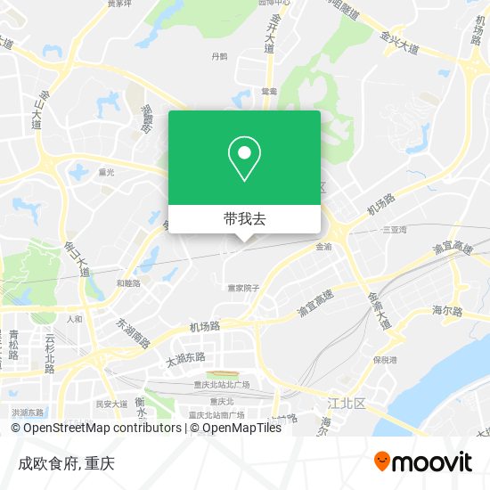 成欧食府地图