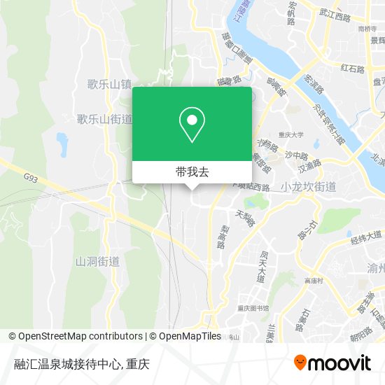 融汇温泉城接待中心地图