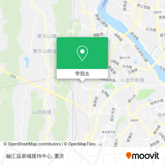 融汇温泉城接待中心地图