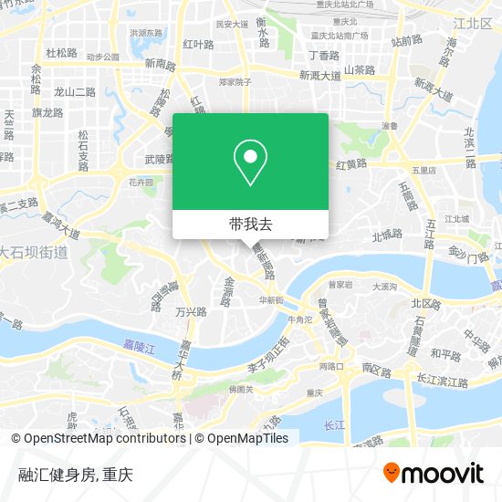 融汇健身房地图