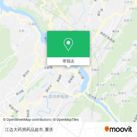 江边大药房药品超市地图