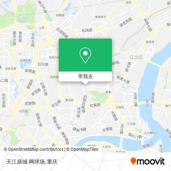 天江鼎城-网球场地图