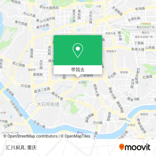 汇川厨具地图