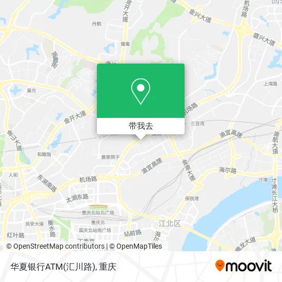 华夏银行ATM(汇川路)地图
