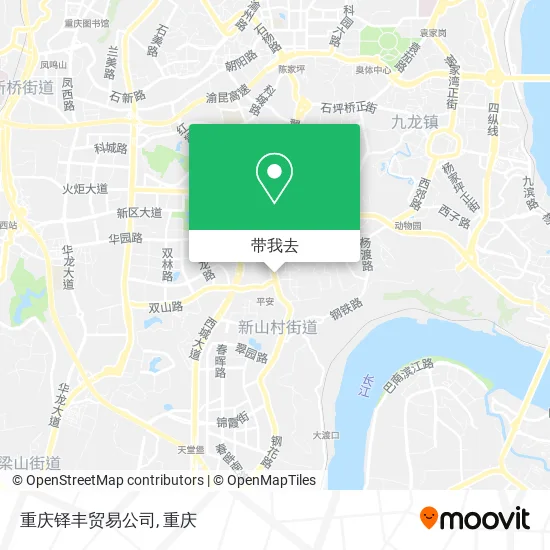 重庆铎丰贸易公司地图