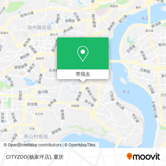CITYZOO(杨家坪店)地图
