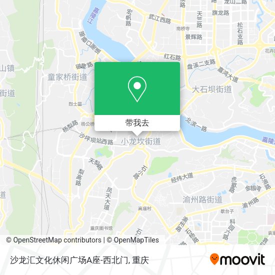 沙龙汇文化休闲广场A座-西北门地图