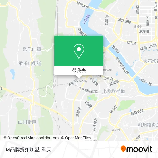 M品牌折扣加盟地图