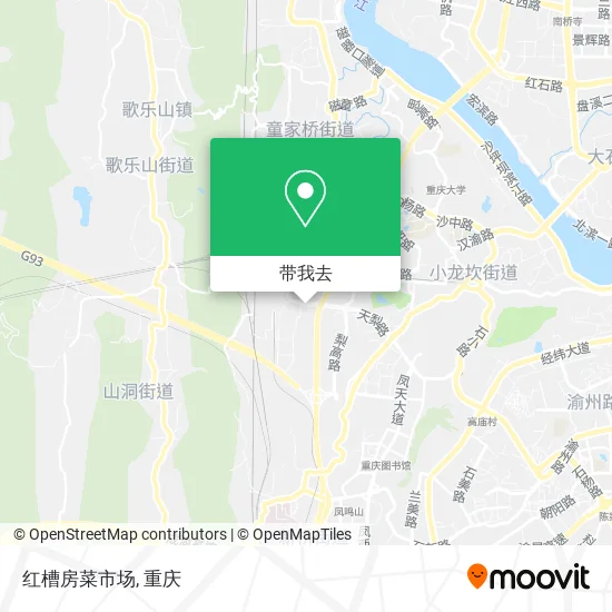 红槽房菜市场地图