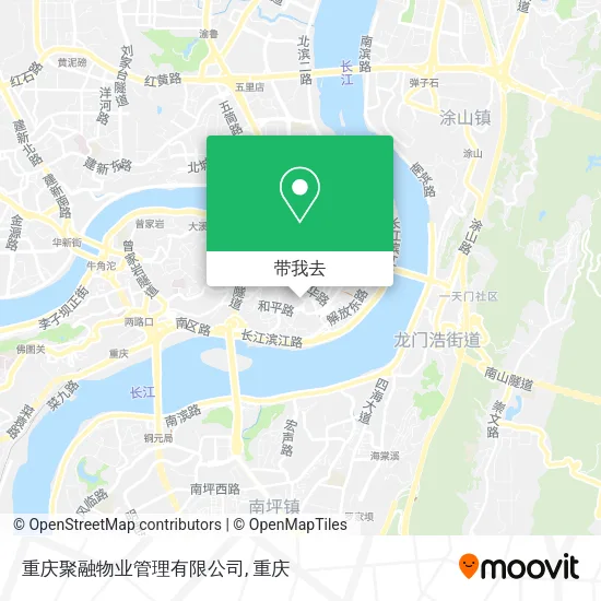 重庆聚融物业管理有限公司地图