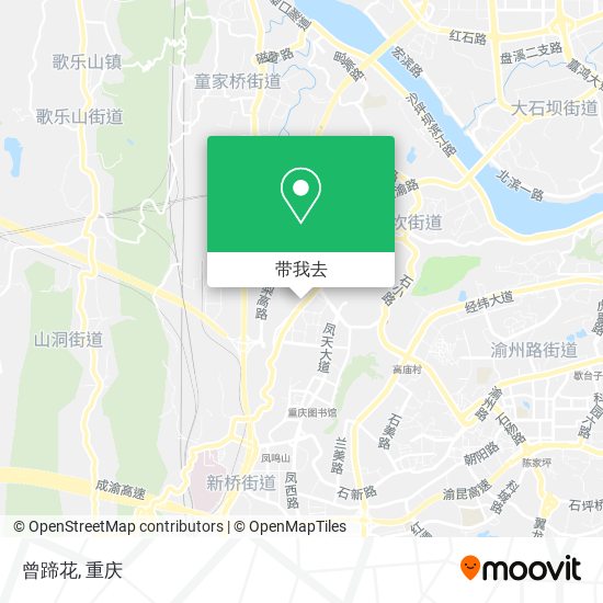 曾蹄花地图