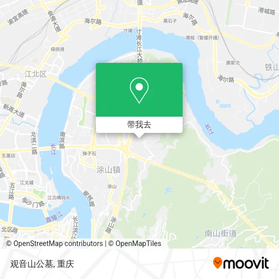 观音山公墓地图