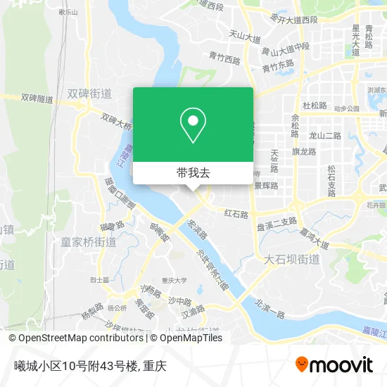 曦城小区10号附43号楼地图