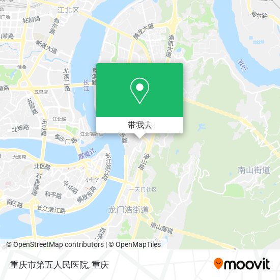重庆市第五人民医院地图
