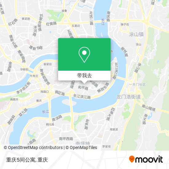 重庆5间公寓地图