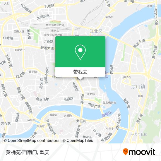 黄桷苑-西南门地图