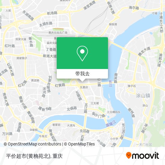 平价超市(黄桷苑北)地图