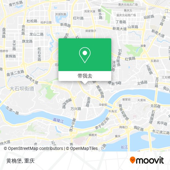 黄桷堡地图