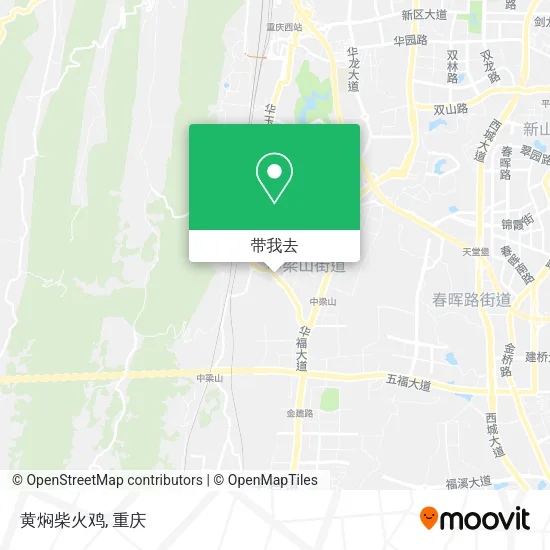 黄焖柴火鸡地图