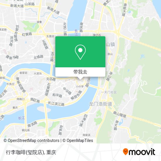行李咖啡(玺院店)地图