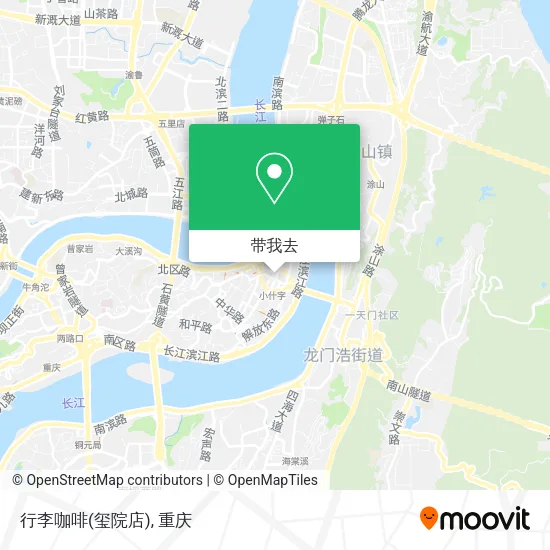 行李咖啡(玺院店)地图
