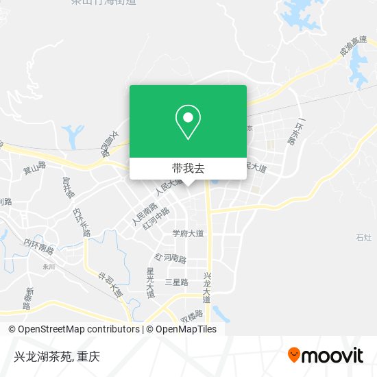 兴龙湖茶苑地图