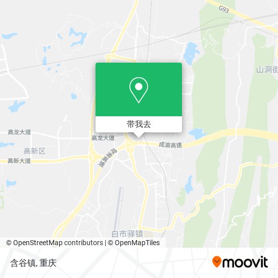 含谷镇地图