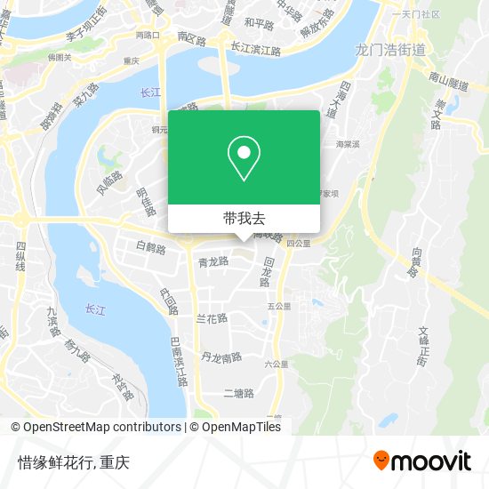 惜缘鲜花行地图
